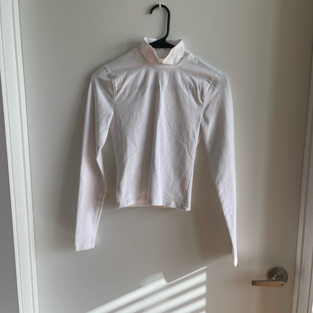 A&F Long Sleeve Mockneck Top